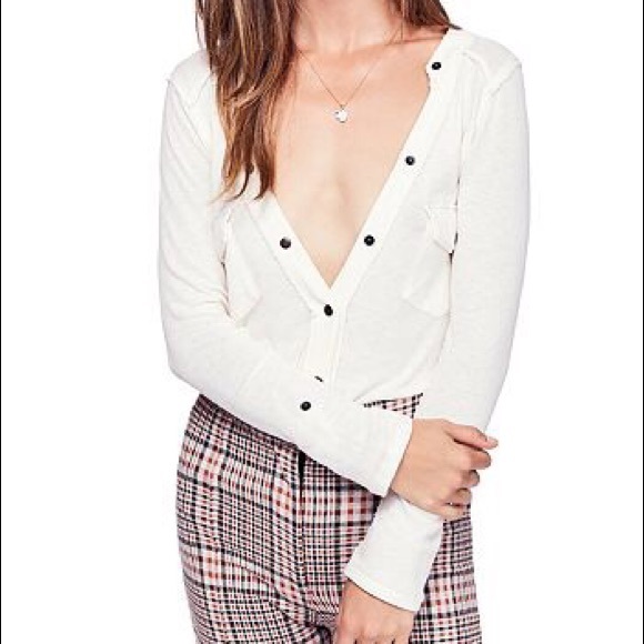 Free People Tops - 🤍HP🦷[ We The Free ] Starlight Snap Button Up Raw Hem Tee